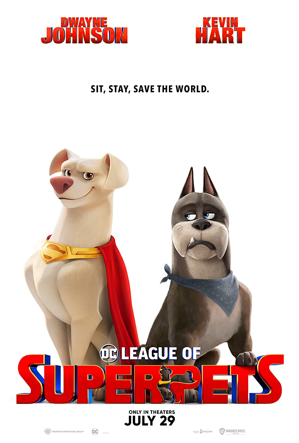 DC League of Super-Pets (2022) Dwayne Rock Johnson Kevin Hart