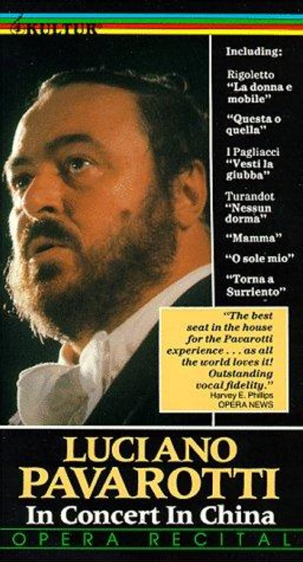 Distant Harmony (1987) Luciano Pavarotti In Concert In China