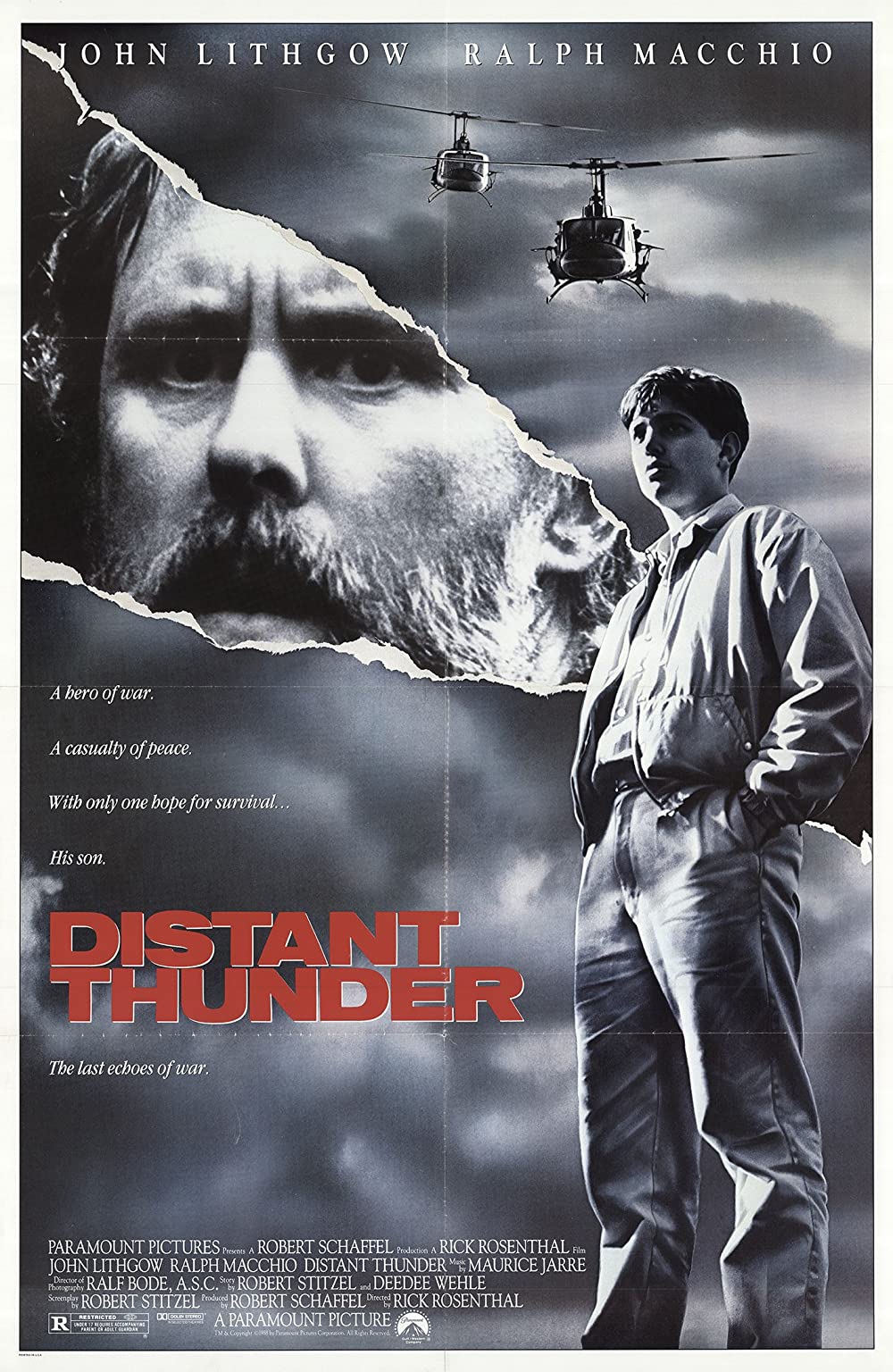 Distant Thunder (1988) John Lithgow Ralph Macchio