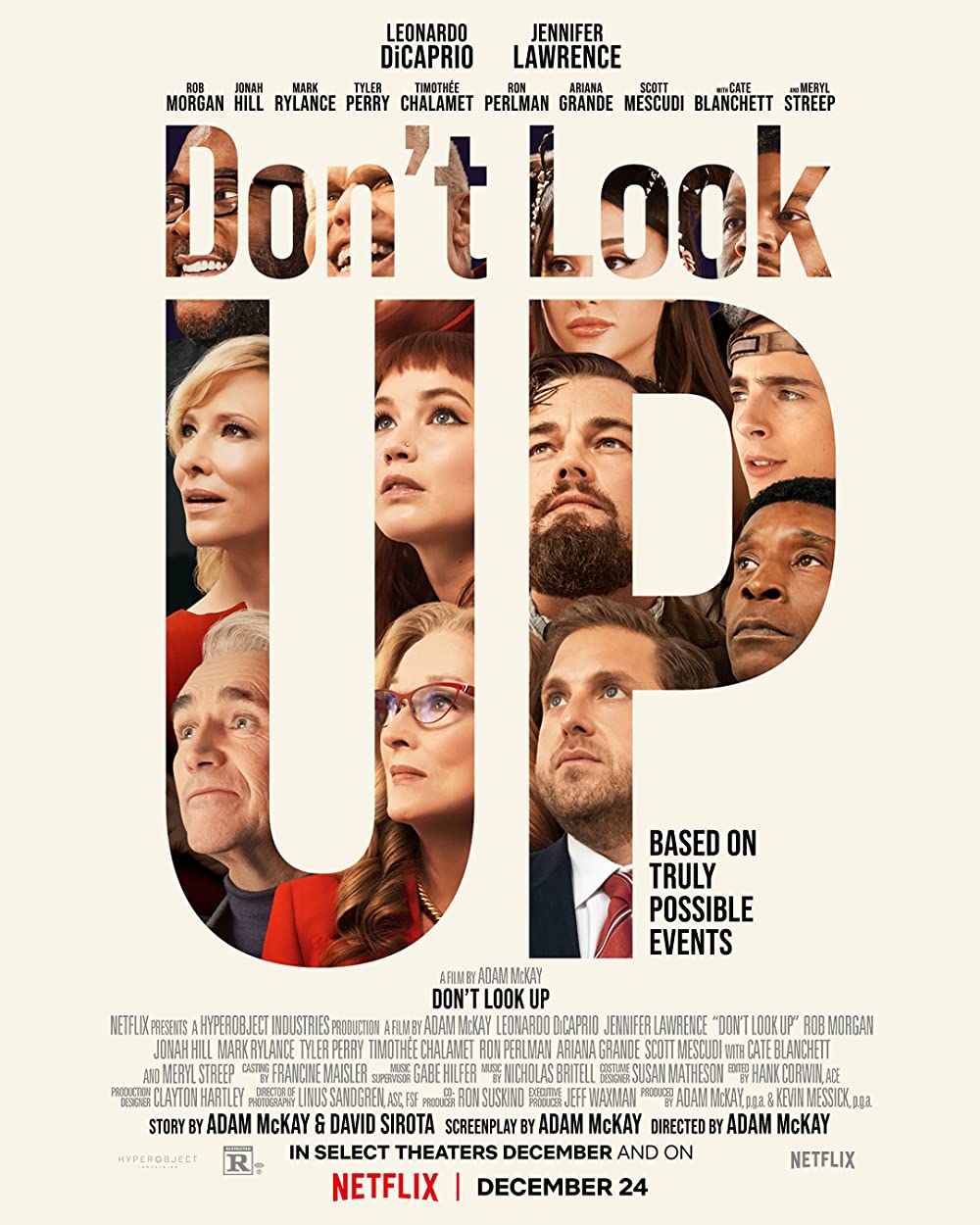 Don't Look Up (2021) Leonardo DiCaprio Jennifer Lawrence