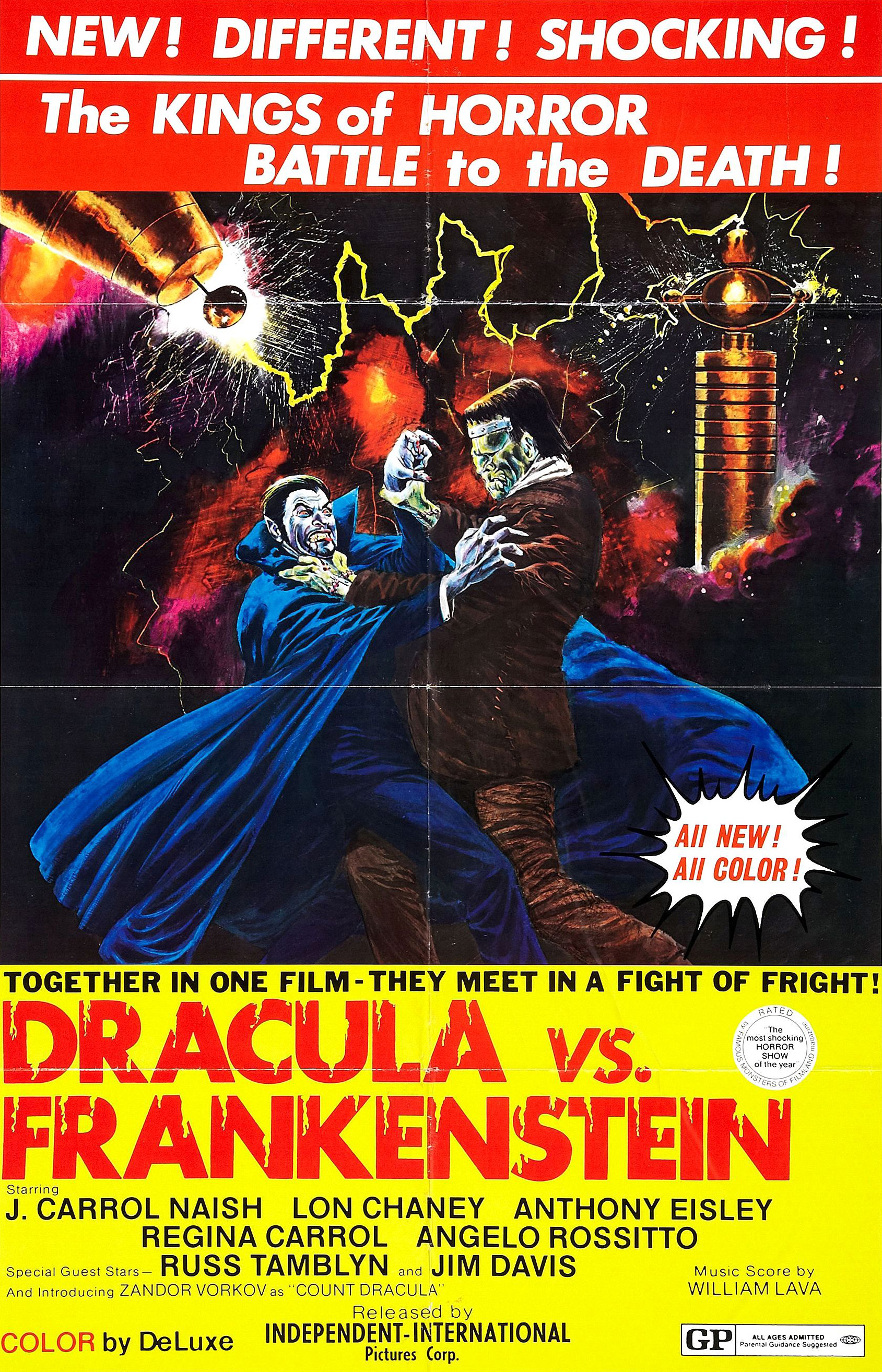 Dracula vs Frankenstein (1971) Lon Chaney