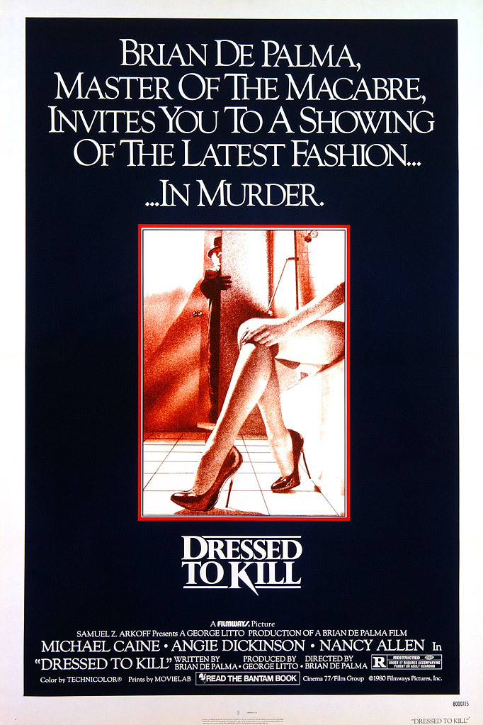 Dressed to Kill (1980) Brian De Palma Michael Caine Nancy Allen Angie Dickinson