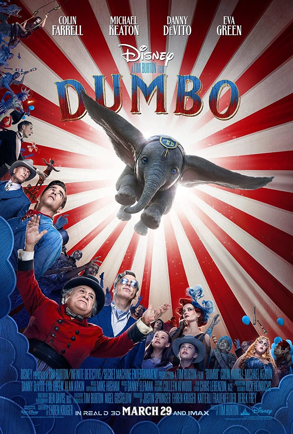 Dumbo (2019) Colin Farrel Michael Keaton Danny DeVito
