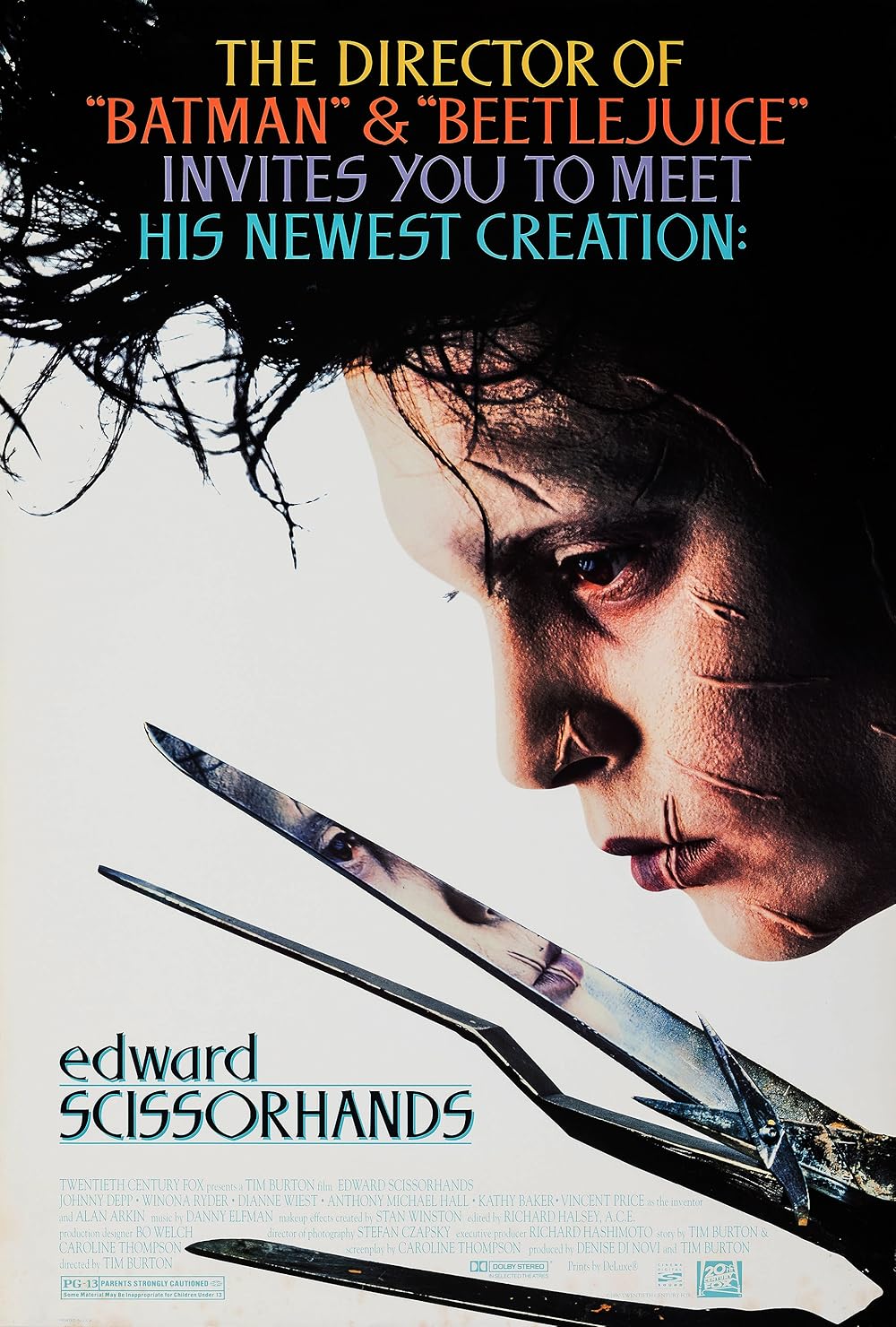 Edward Scissorhands (1990) Johnny Depp Tim Burton