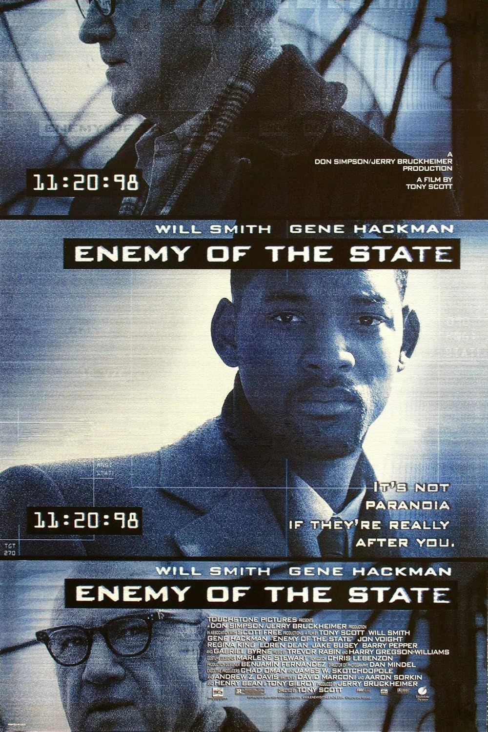 Enemy of the State (1998) Will Smith Gene Hackman