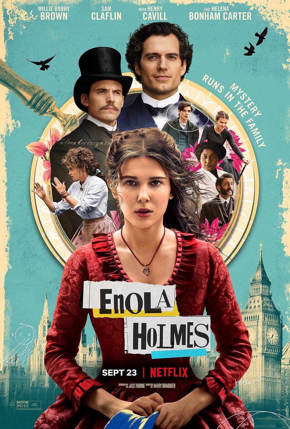 Enola Holmes (2020) Henry Cavill Helena Bonham- Carter