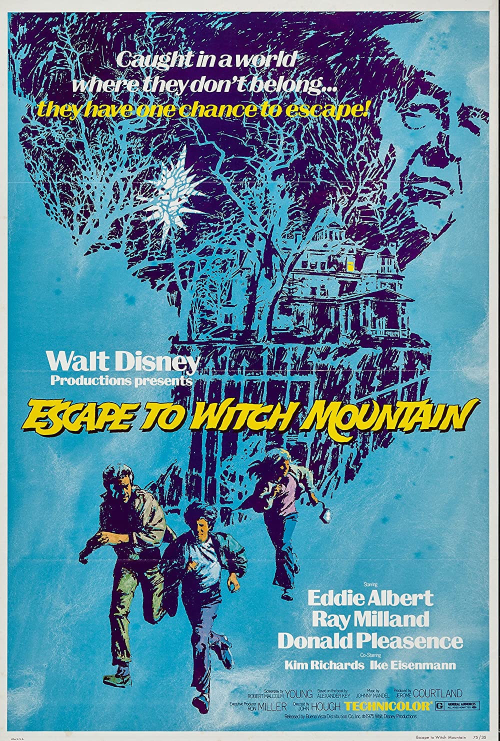 Escape To Witch Mountain (1975) Eddie Albert Donald Pleasence