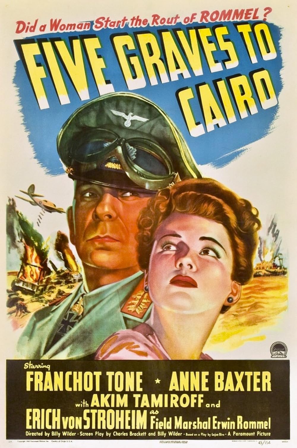 Five Graves To Cairo (1943)