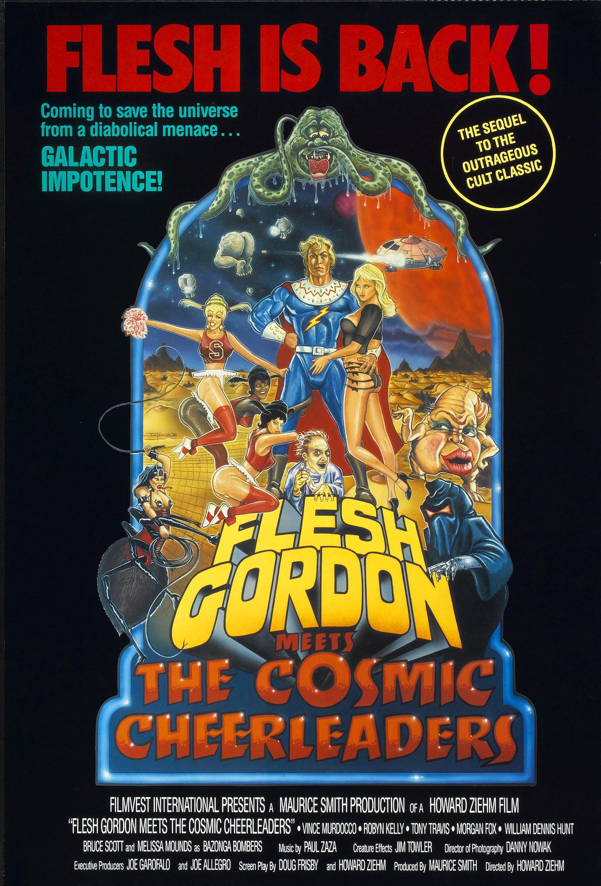 Flesh Gordon Meets The Cosmic Cheerleaders (1990) ENGLISH DUBBED Uncut