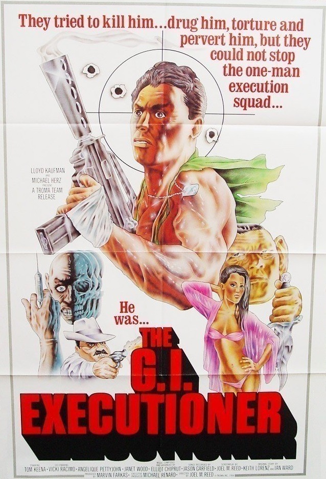 GI Executioner (1971) Wit's End Troma Lloyd Kaufman Joel Reed