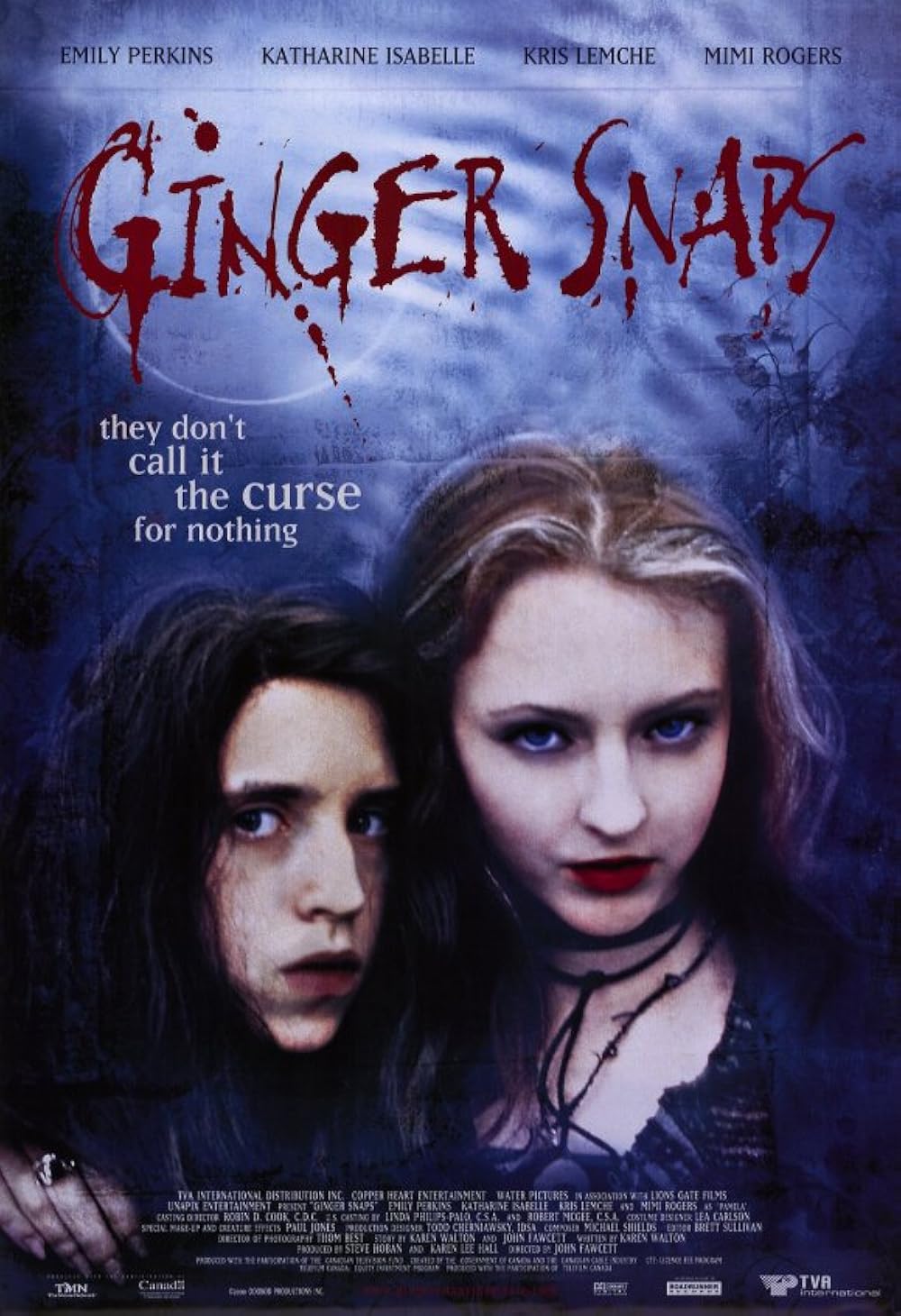 Ginger Snaps (2000) Emily Perkins Katharine Isabelle