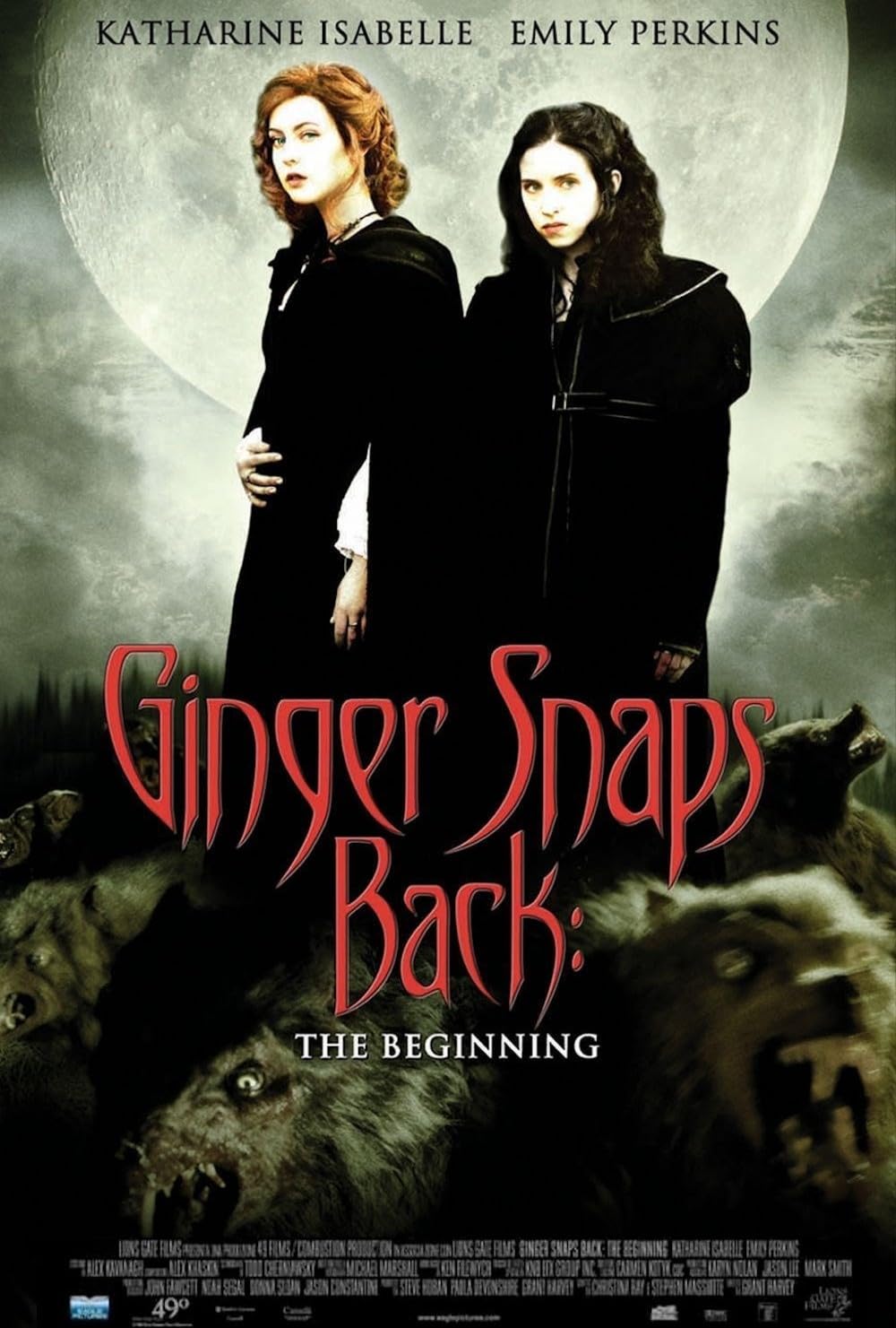 Ginger Snaps Back 3 - The Beginning (2004) Emily Perkins Katharine Isabelle
