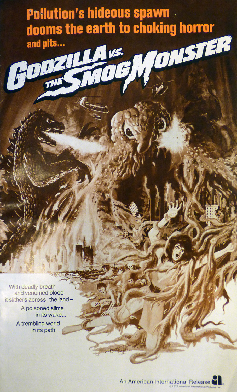 Godzilla vs The Smog Monster (1971) Hedorah