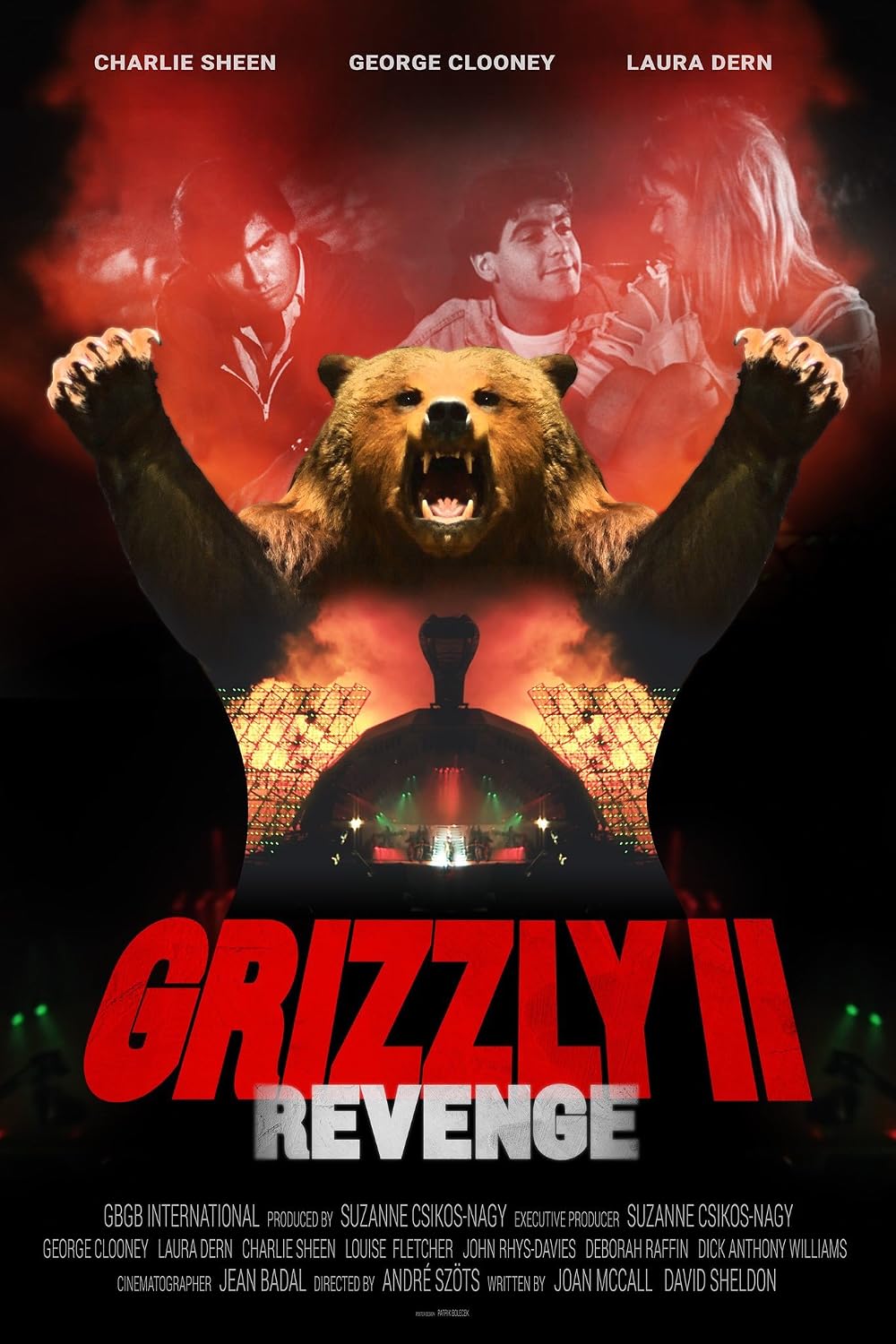Grizzly 2 II - The Revenge (1983) Charlie Sheen George Clooney Laura Dern