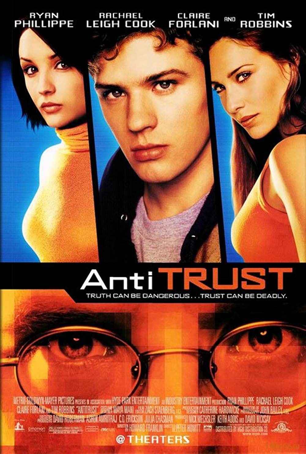 Hackers 3 - Antitrust (2001) Ryan Phillippe Rachael Leigh Cook Claire Forlani Tim Robbins