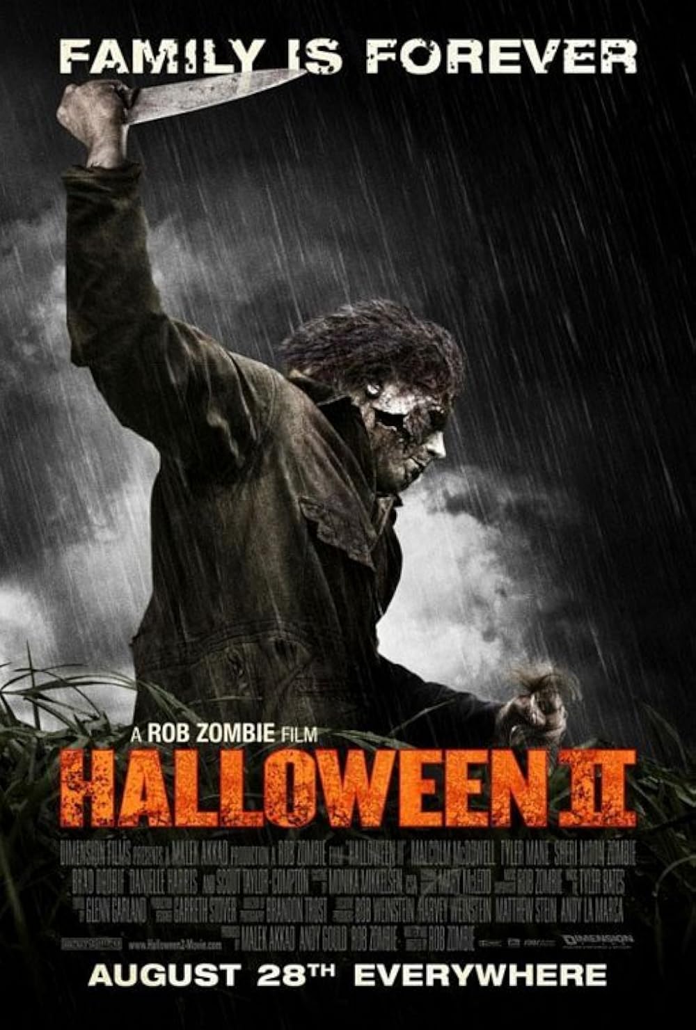 Halloween 2 II (2009) Rob Zombie Michael Myers Malcolm McDowell