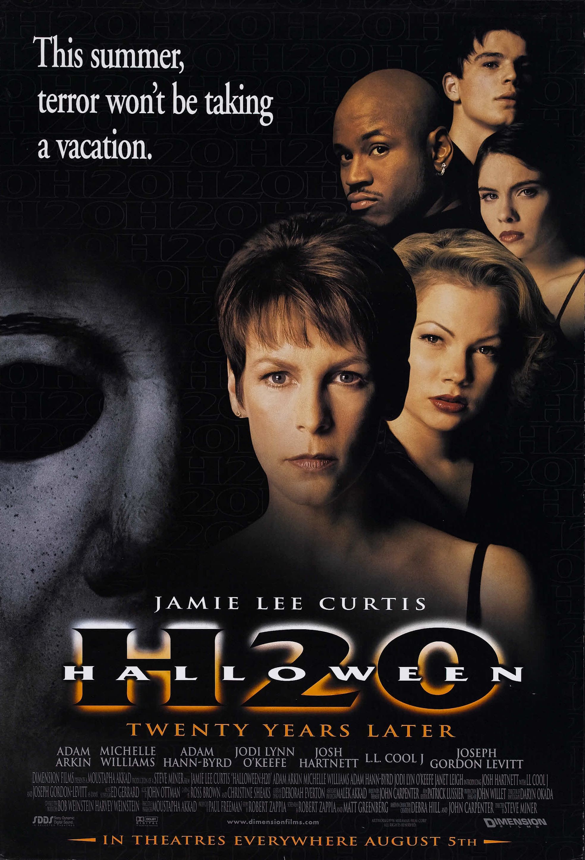 Halloween 7 VII - H2O (1998) Michael Myers Jamie Lee Curtis
