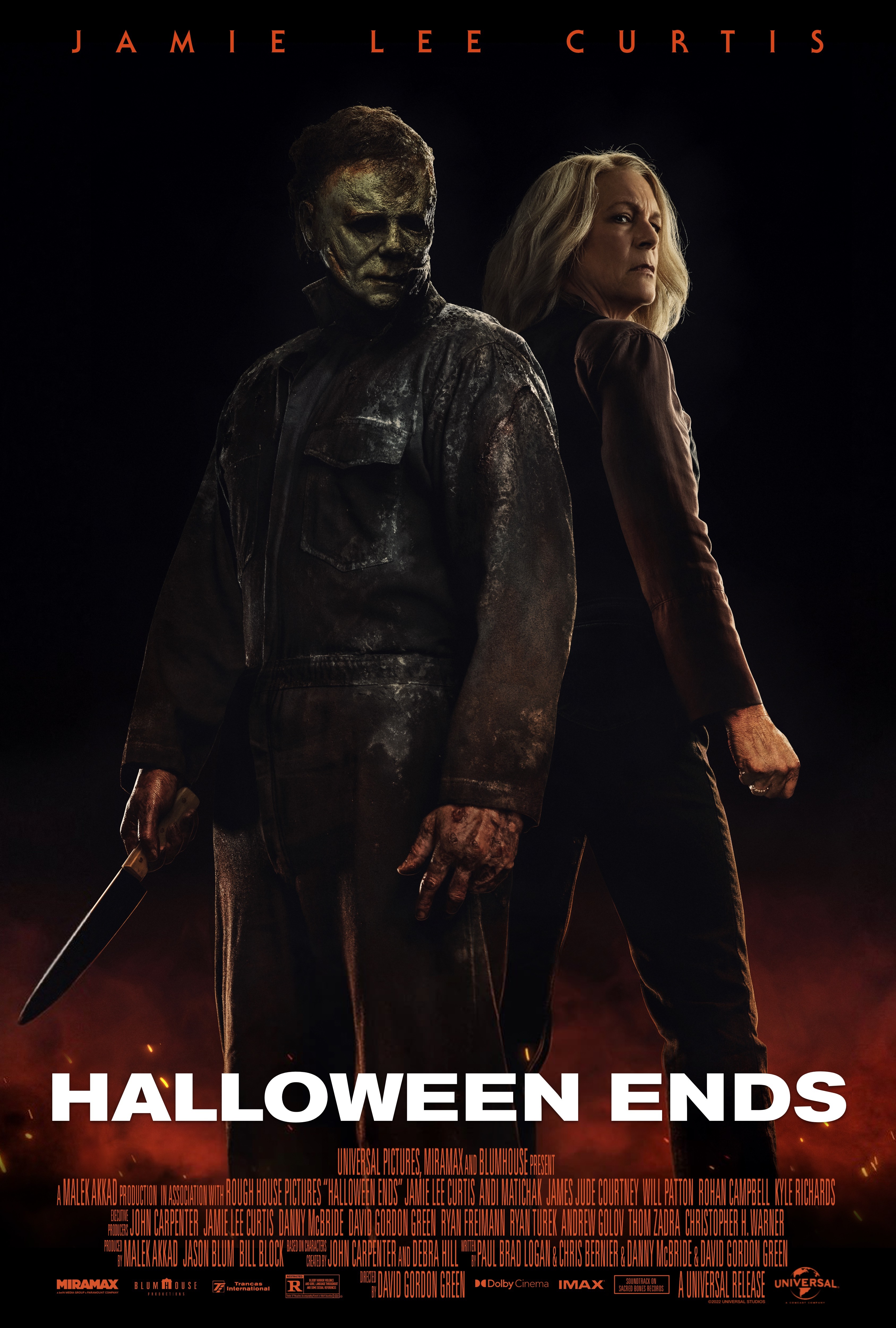 Halloween Ends (2022) Jamie Lee Curtis Michael Myers