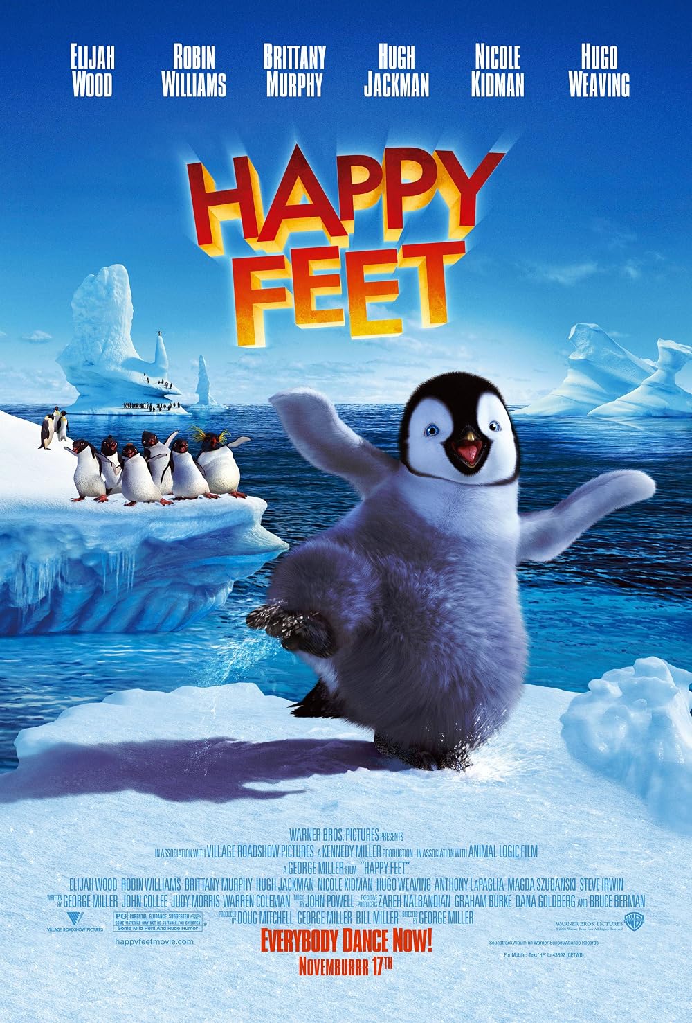 Happy Feet (2006) Elijah Wood Robin Williams Brittany Murphy