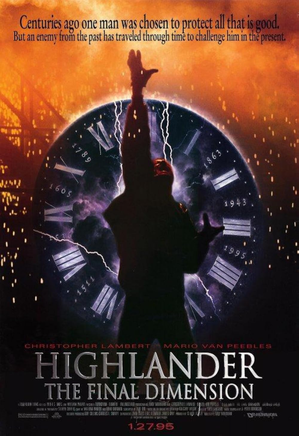 Highlander 3 III - The Final Dimension (1994) Christopher Lambert