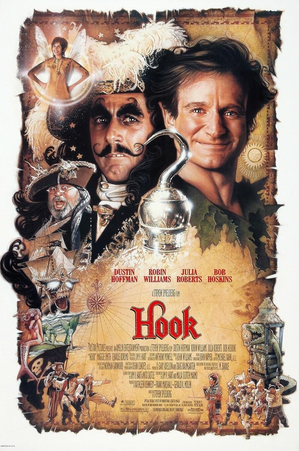 Hook (1991) Robin Williams Dustin Hoffman