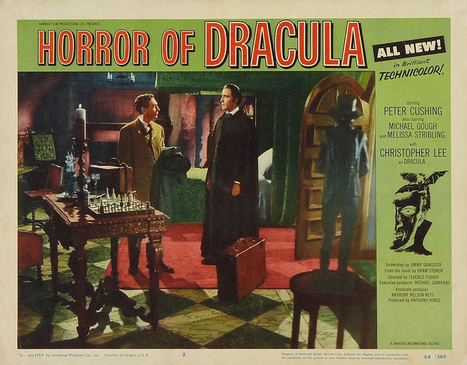 Horror Of Dracula (1958) Christopher Lee