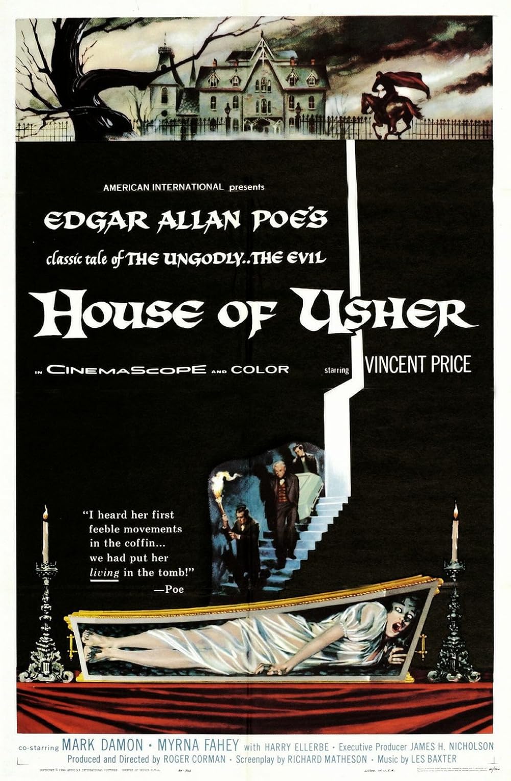 House of Usher (1960) Edger Allen Poe Vincent Price