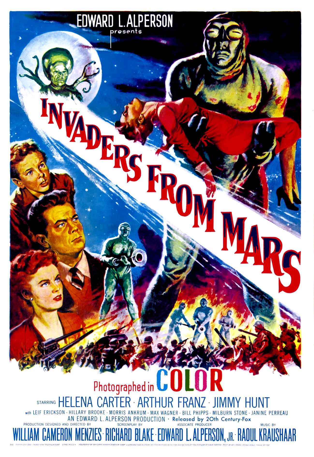 Invaders From Mars (1953) Helena Carter Jimmy Hunt
