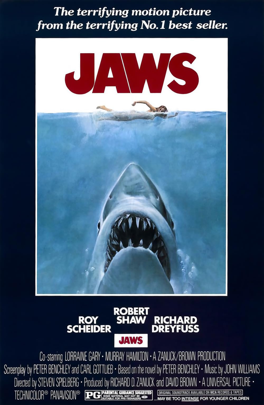Jaws (1975) Roy Scheider Robert Shaw Richard Dreyfuss