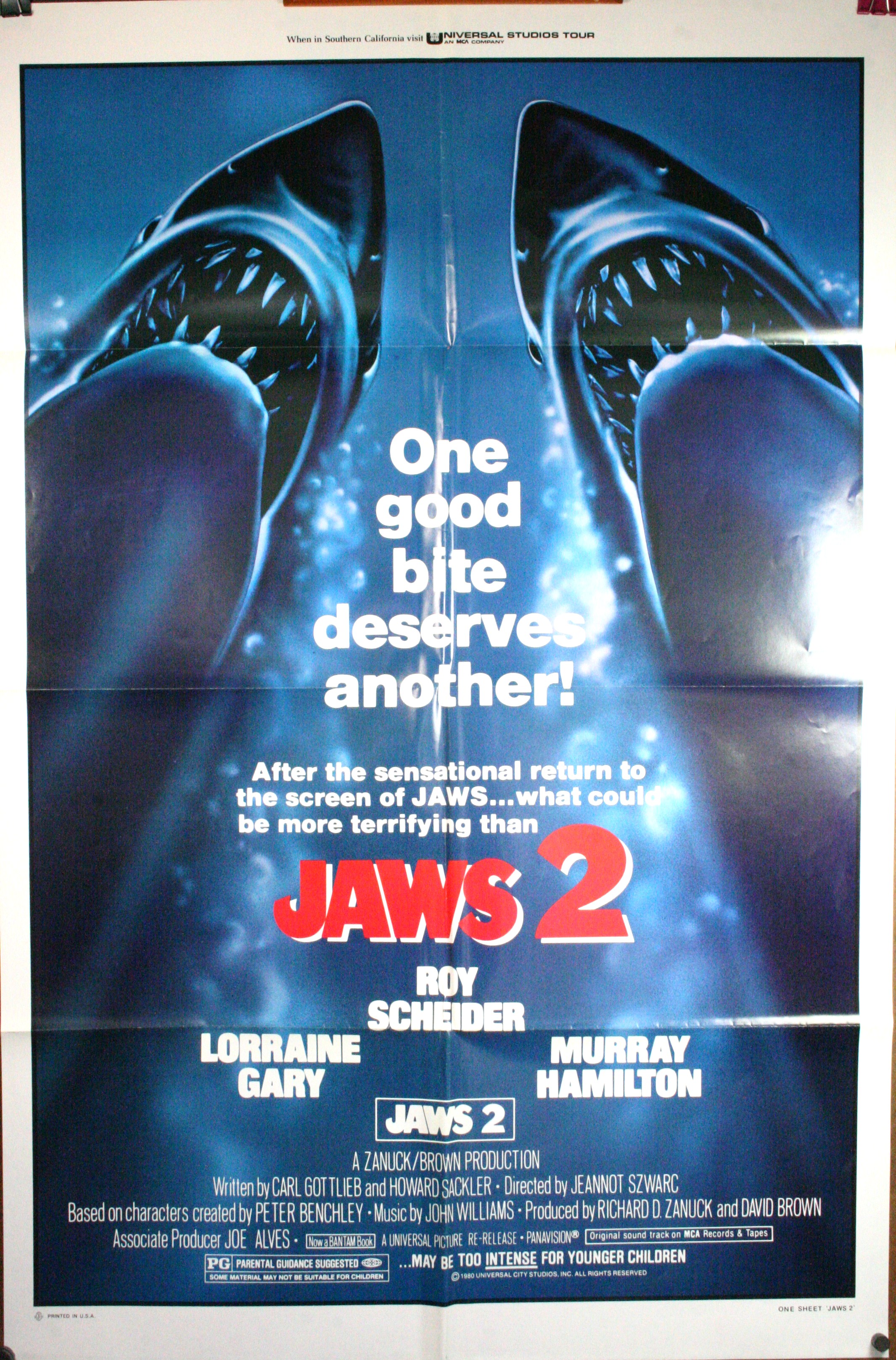 Jaws 2 (1978) Roy Scheider Lorraine Gray Murray Hamilton