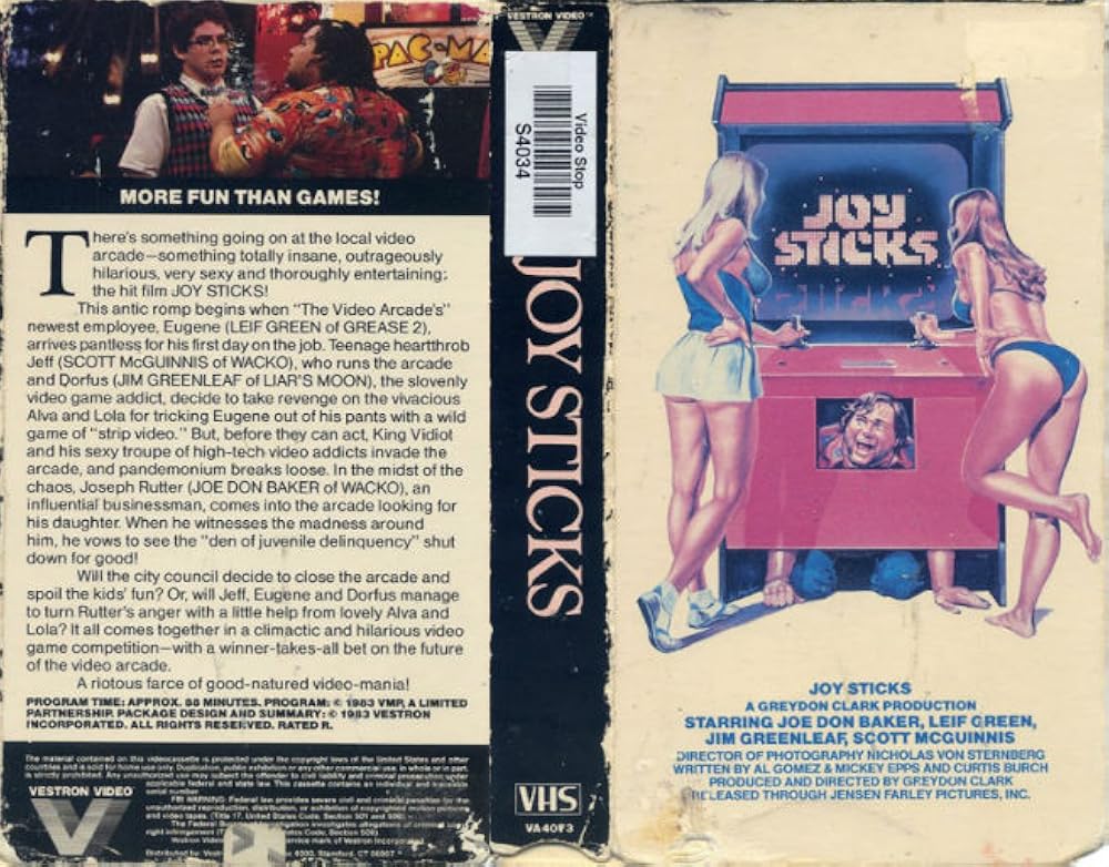 Joysticks (1983) Joe Don Baker Leif Green Scott McGinnis