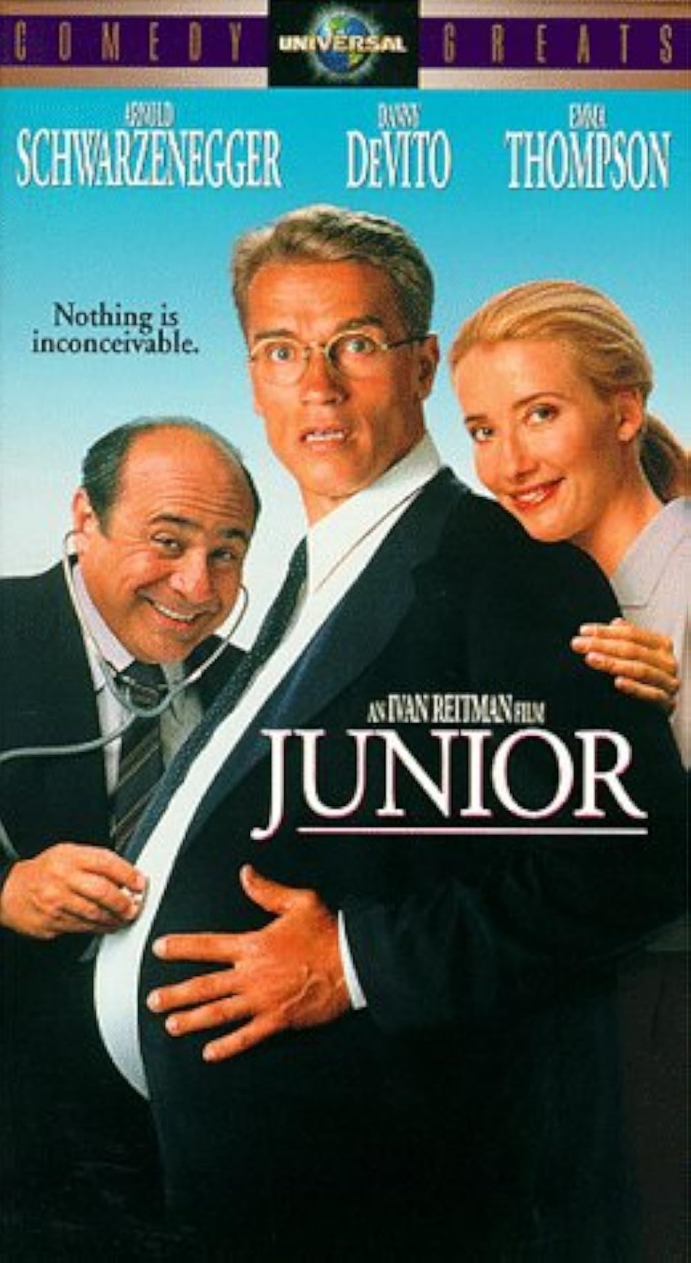 Junior (1994) Danny DeVito Arnold Schwarzenegger Emma Thompson