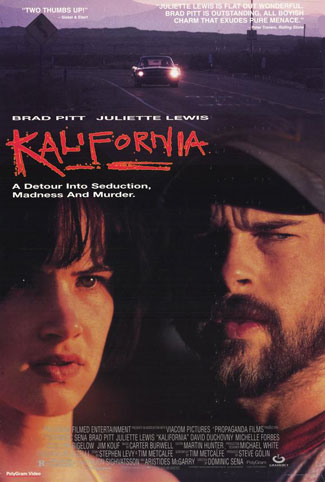 Kalifornia (1993) Brad Pitt Juliette Lewis