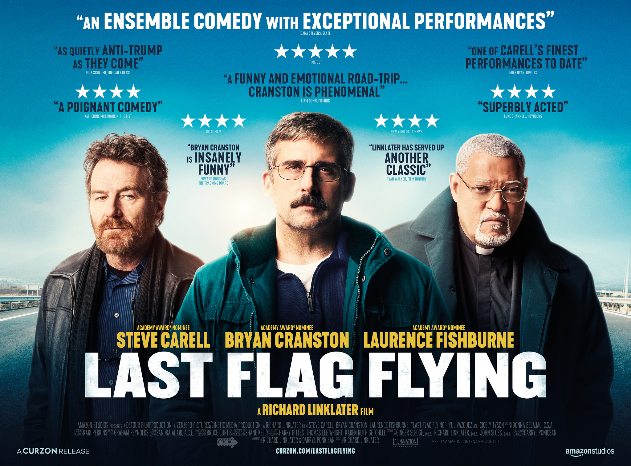 Last Flag Flying (2017) Steve Carell Bryan Cranston Laurence Fishburne