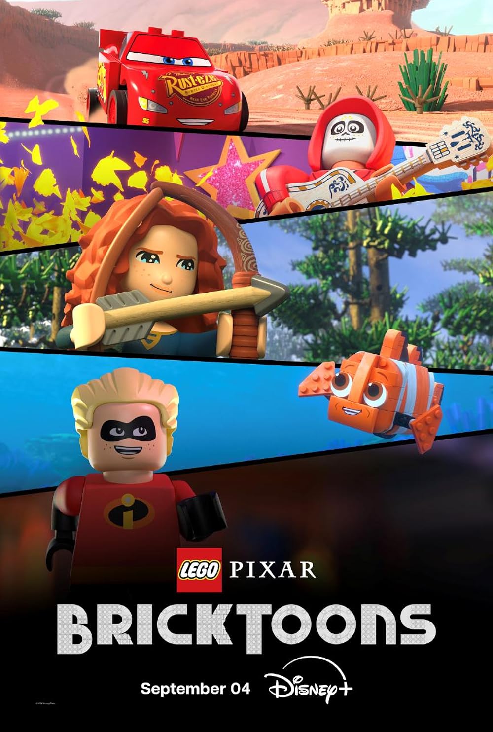 LEGO Pixar - BrickToons - Season One (2024) 5 Episodes