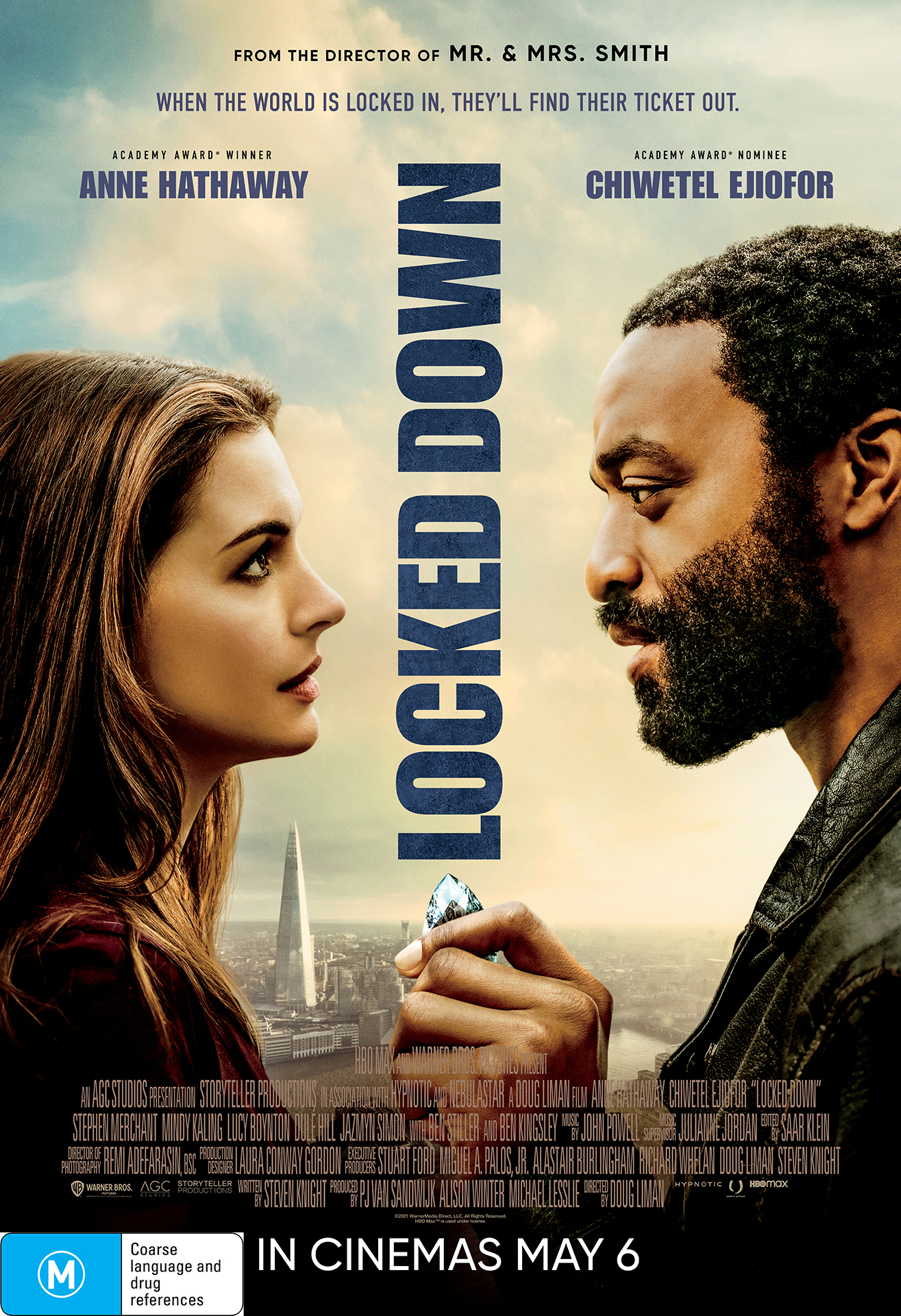 Locked Down (2021) Anne Hathaway Chiwetel Ejiofor