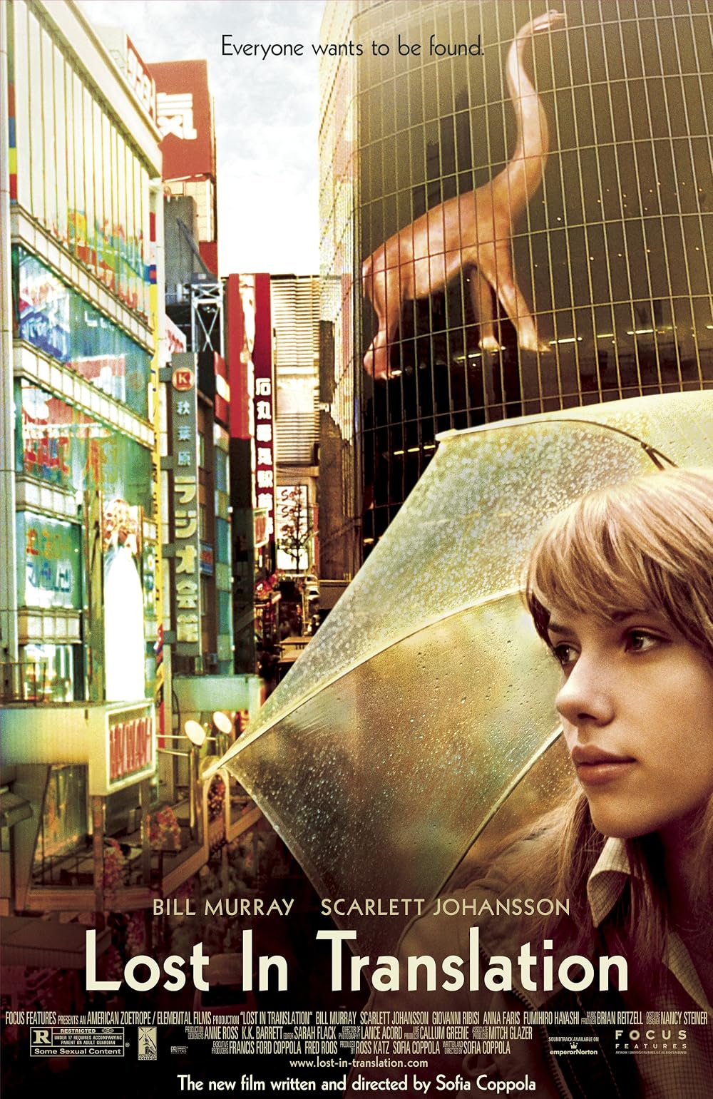 Lost In Translation (2003) Bill Murray Scarlett Johansson