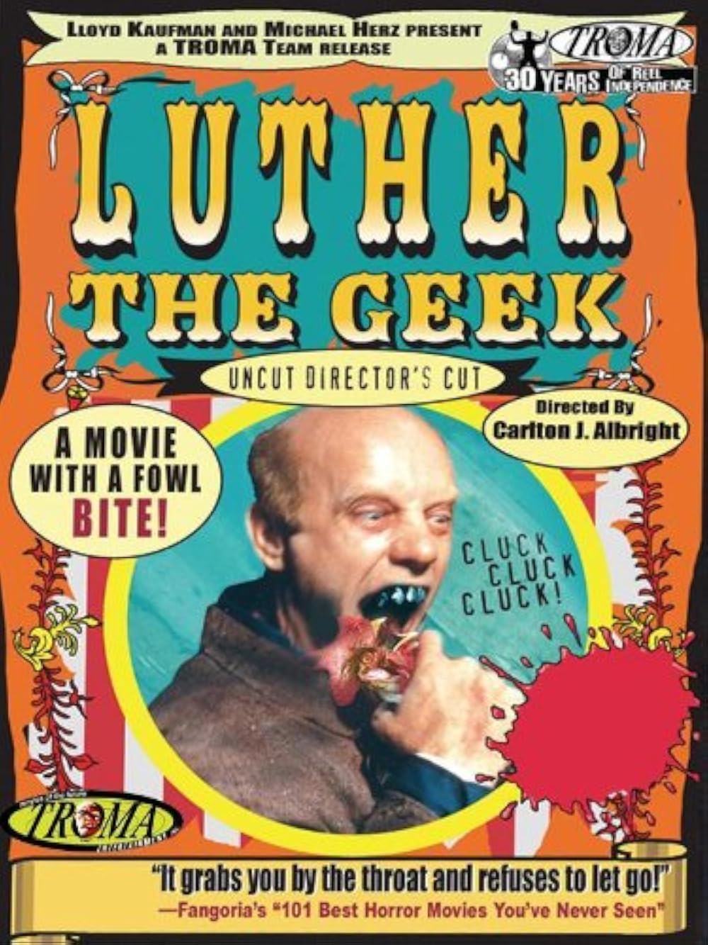 Luther The Geek (1989) Troma Lloyd Kaufman