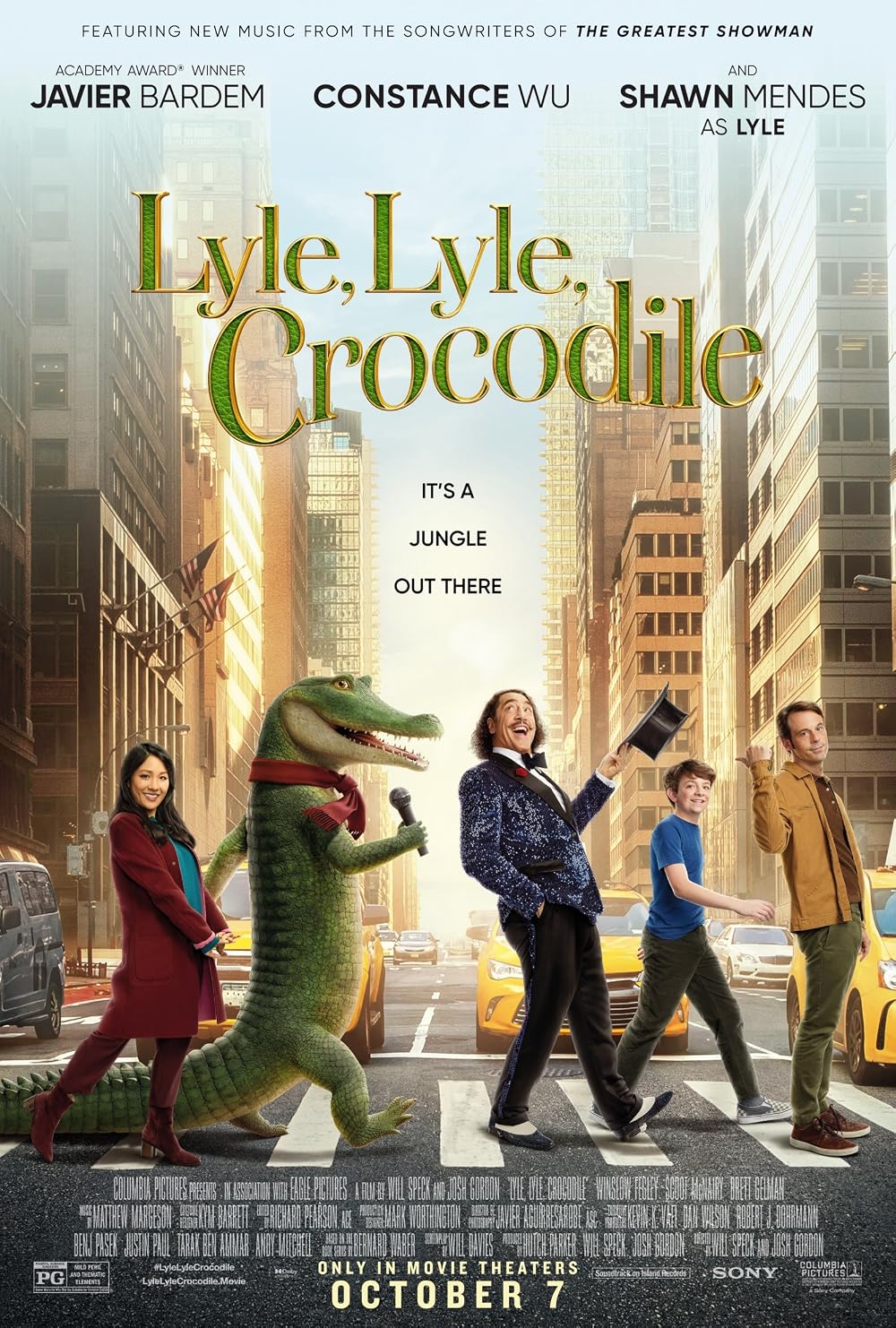 Lyle Lyle Crocodile (2022) Javier Bardem Shawn Mendes