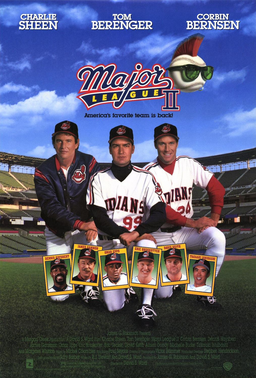 Major League 2 II (1994) Charlie Sheen Tom Berenger