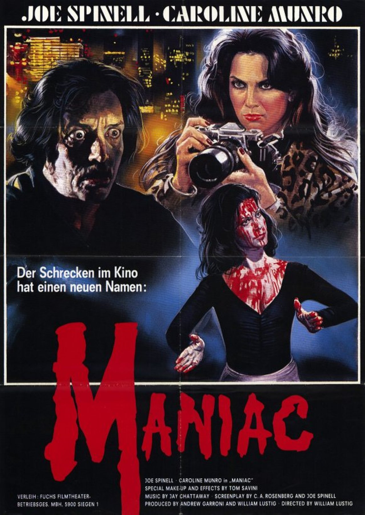 Maniac (1980) Joe Spinell Caroline Munro