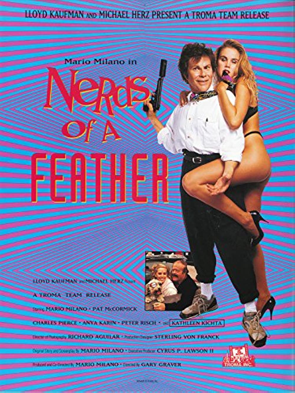 Nerds of a Feather (1989) Troma Lloyd Kaufman Marlo Milano