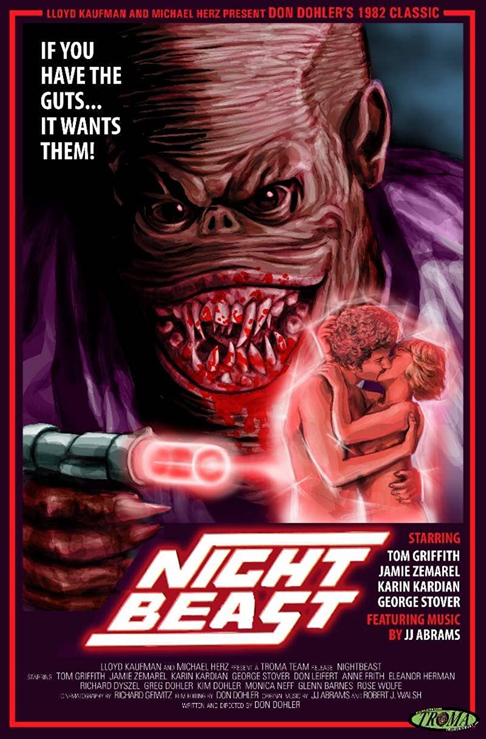 Nightbeast (1982) Troma Lloyd Kaufman Tom Griffith