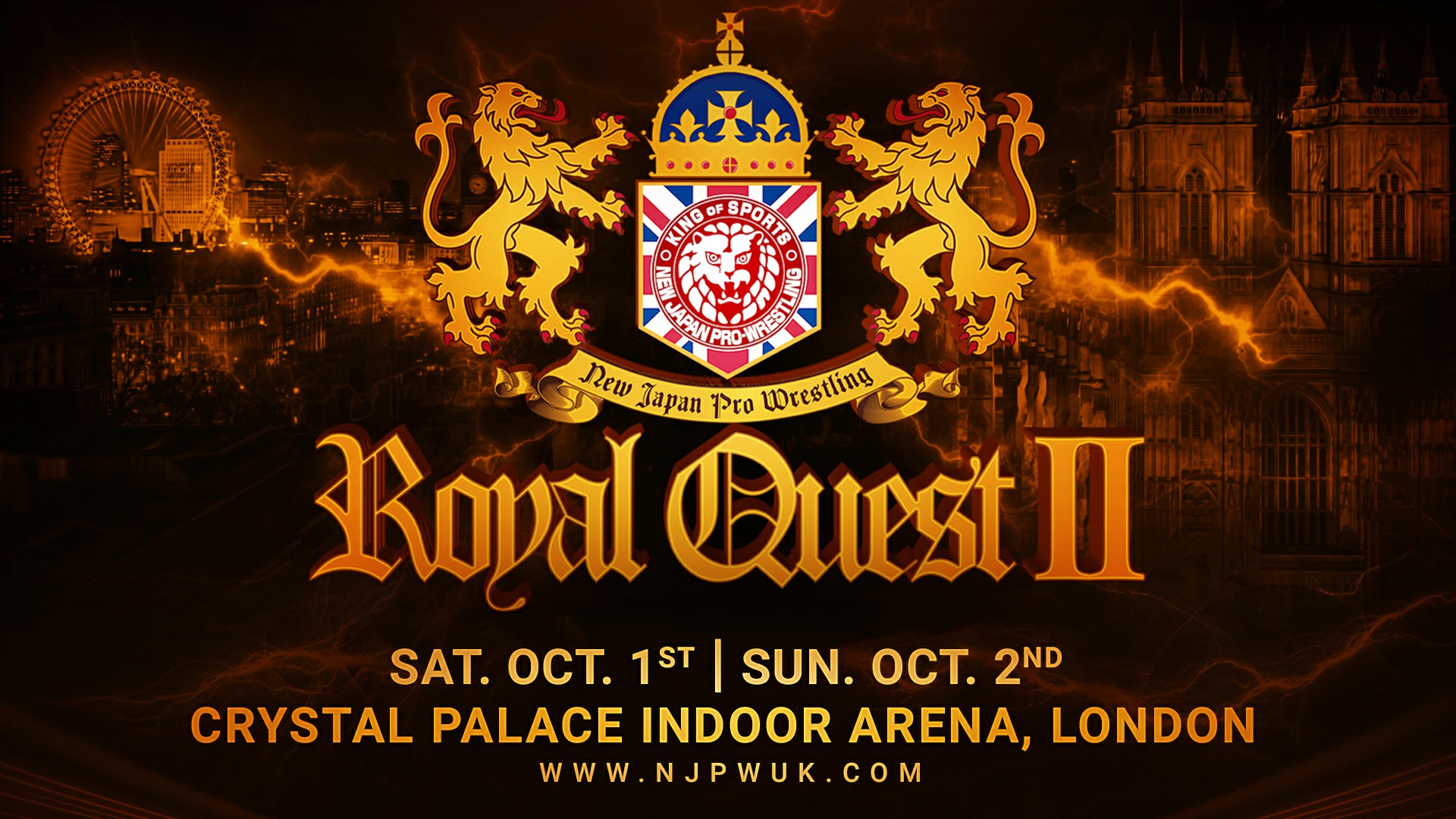 NJPW Wrestling - Royal Quest 2 II - Day 2 (2022) WWE English Language