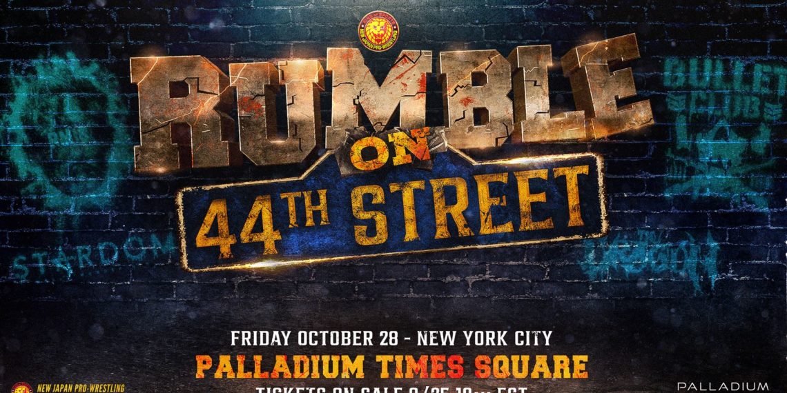 NJPW Wrestling - Rumble On 44th Street (2022) WWE PPV English Language
