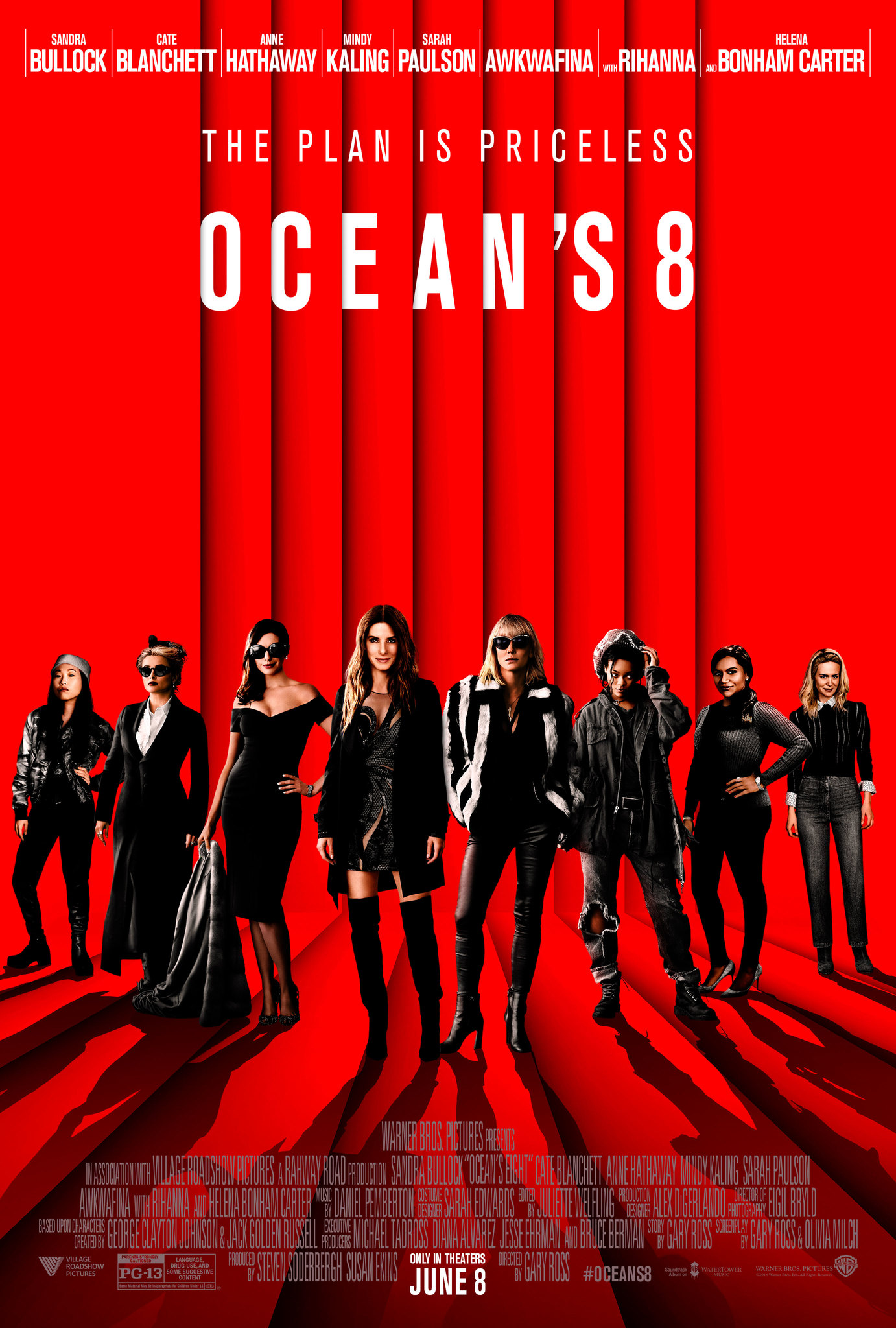Ocean's Eight (2018) Sandra Bullock Anne Hathaway