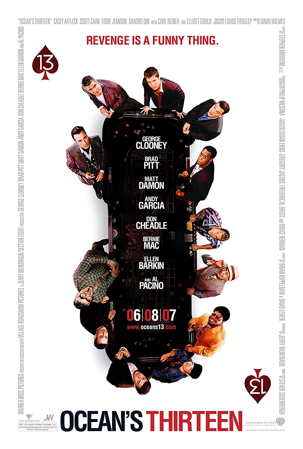 Ocean's Thirteen (2007) Brad Pitt Matt Damon