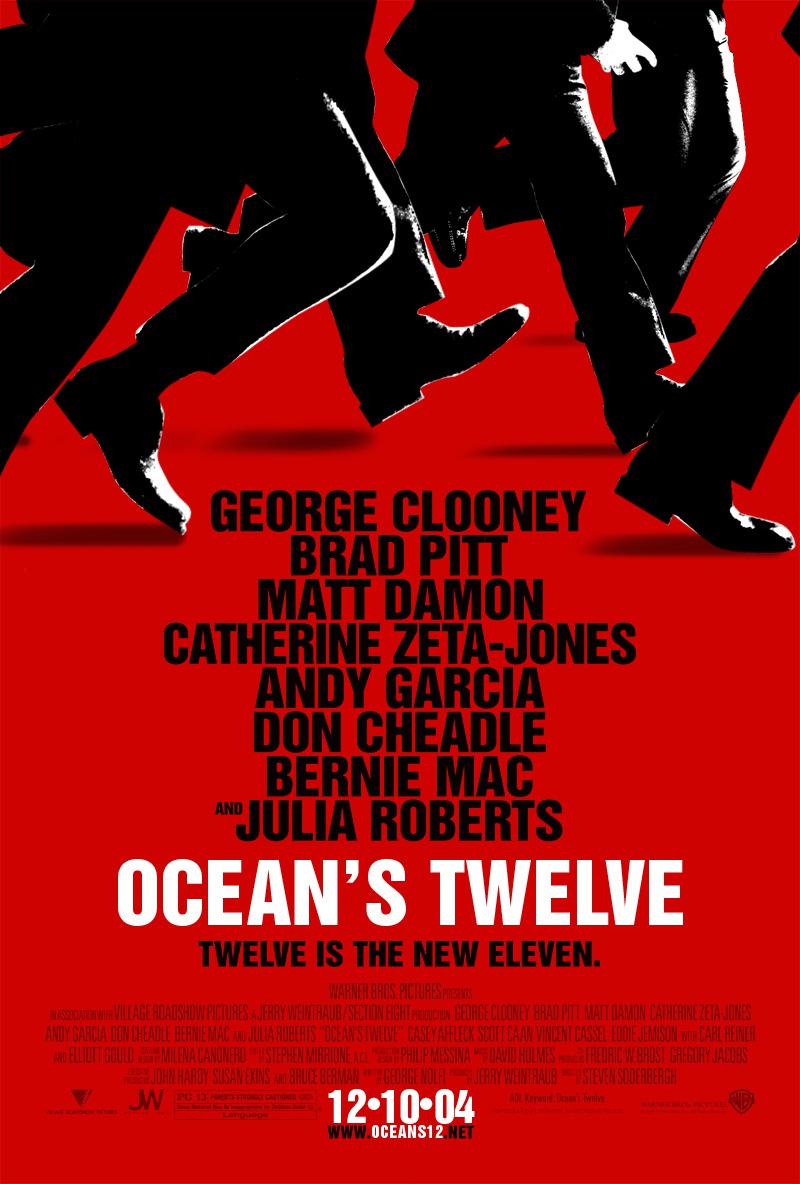Ocean's Twelve (2004) Brad Pitt Matt Damon