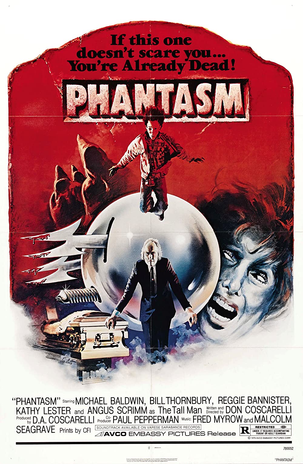 Phantasm (1979) Angus Scrimm Reggie Bannister
