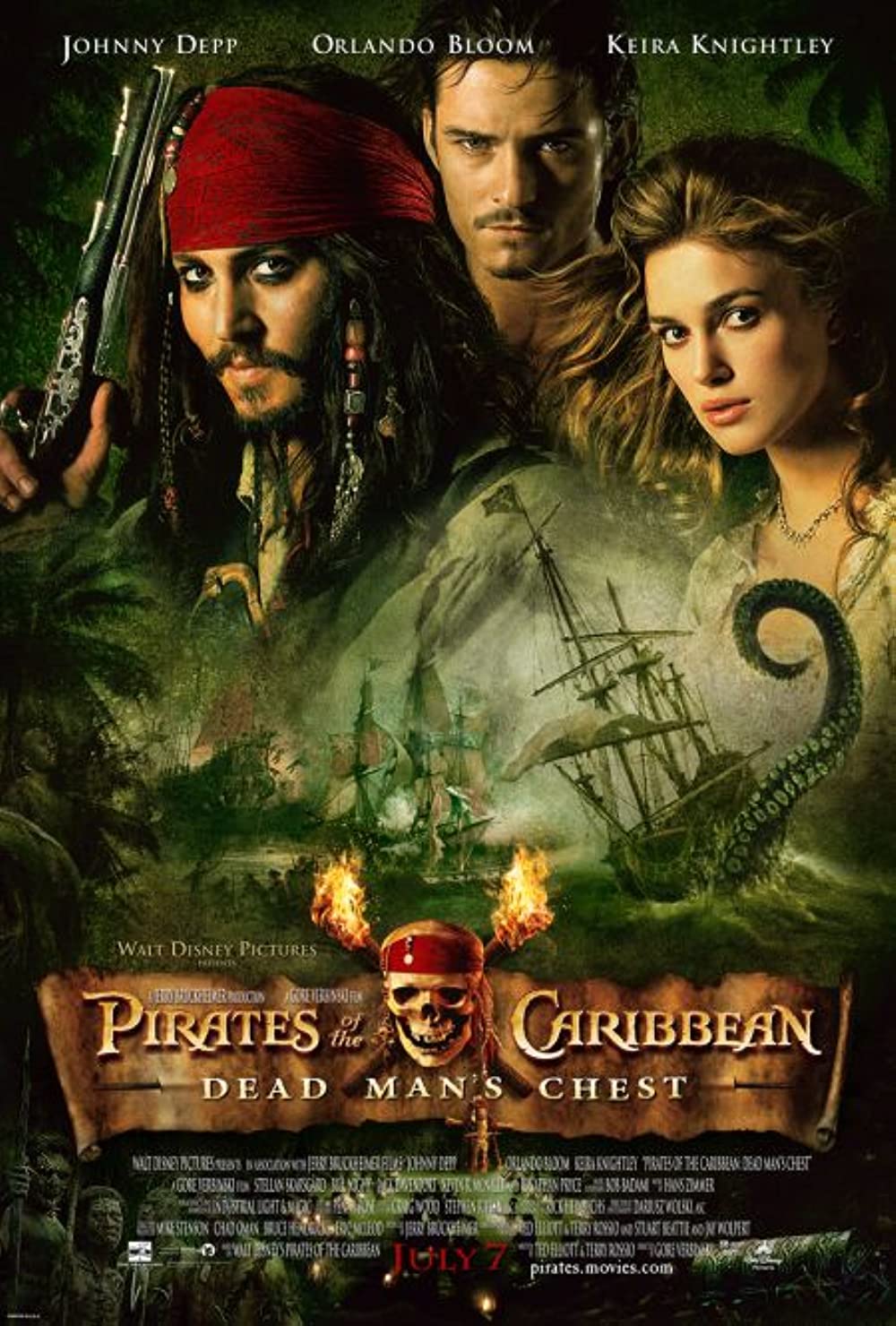 Pirates of the Caribbean - Dead Man's Chest (2006) Johnny Depp